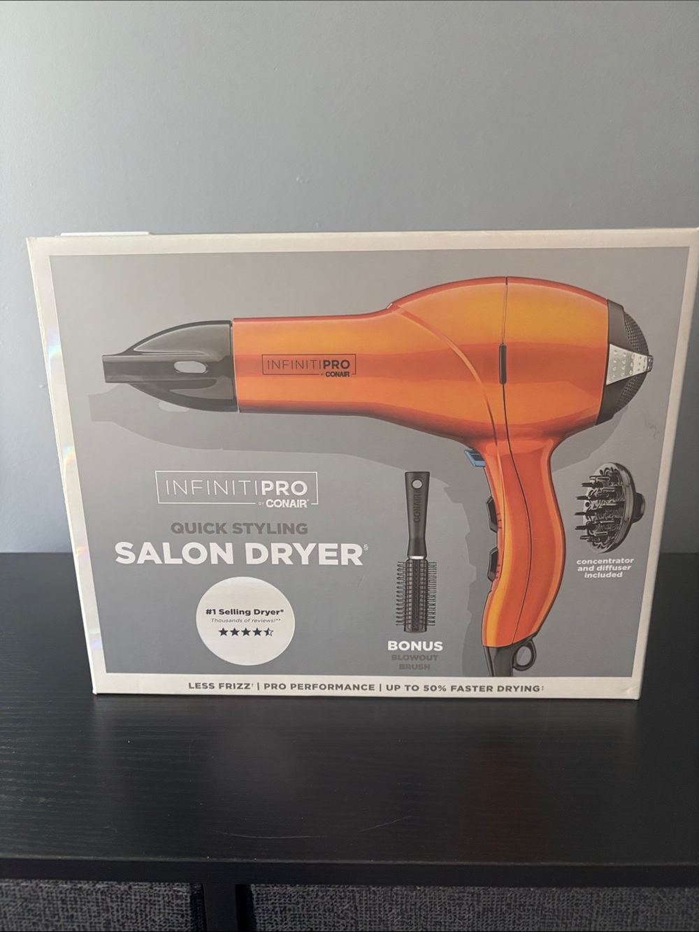 Infiniti Pro by Conair Quick Styling Hair Dryer in Orange